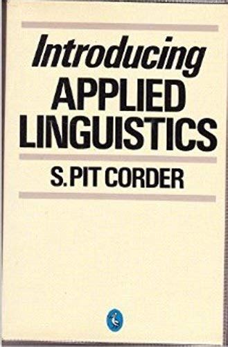 pit corder introducing applied linguistic Ebook PDF