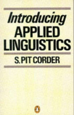 pit corder introducing applied linguistic Ebook PDF