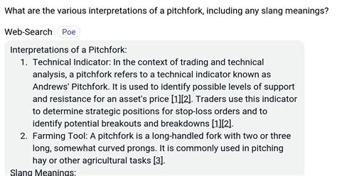 pitchfork meaning slang