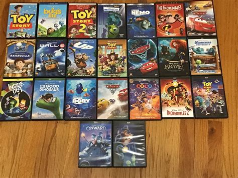 pixar dvds