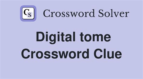 place for tomes crossword clue