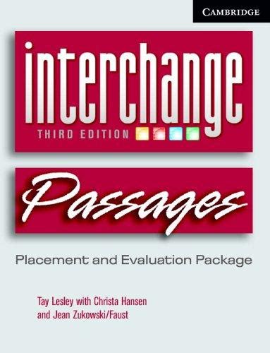 placement and evaluation package interchange third edition Kindle Editon