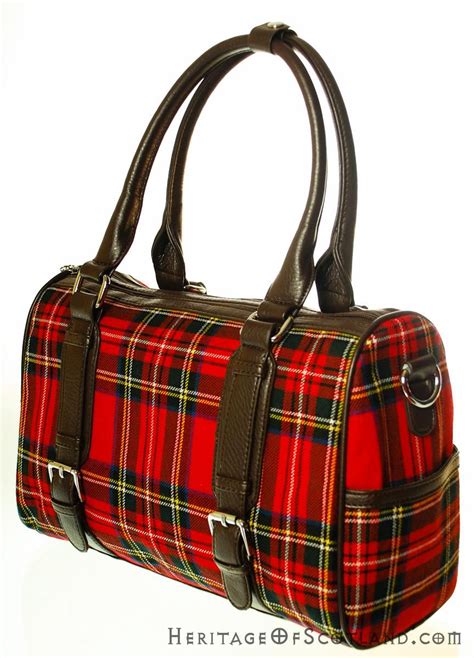 plaid bag