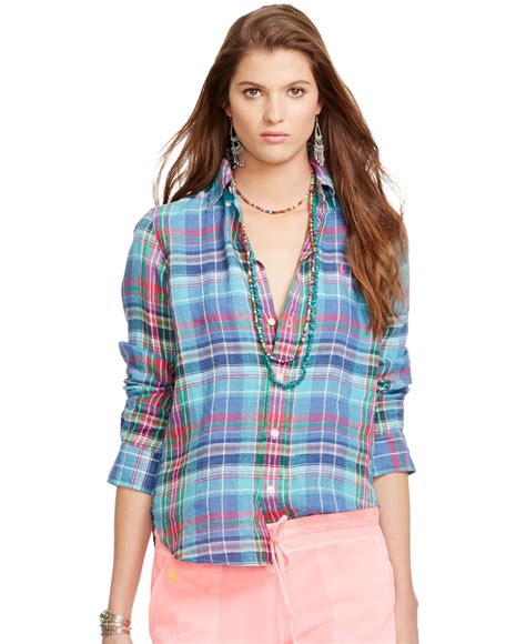 plaid shirt polo ralph lauren