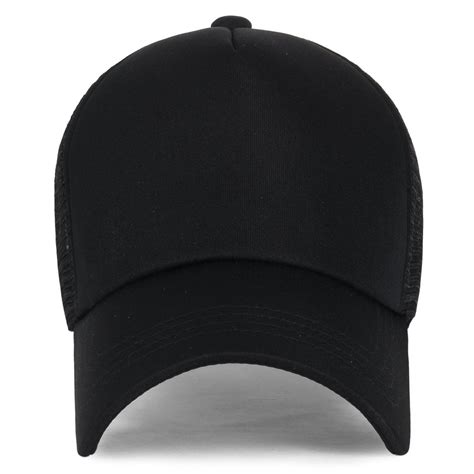 plain black hat