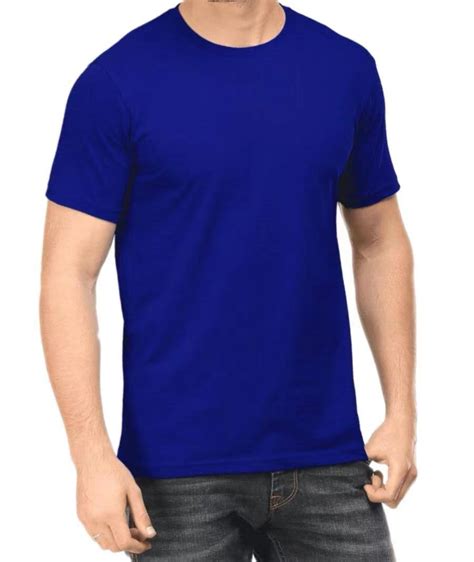 plain blue shirt