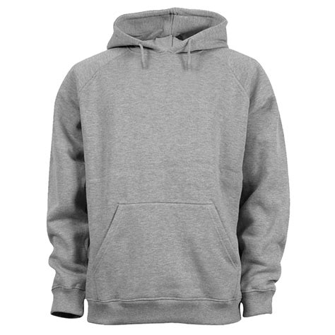 plain grey hooded sweatshirt