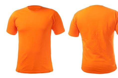 plain orange shirt