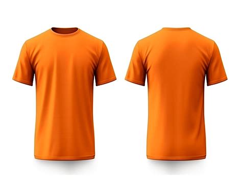 plain orange t shirt