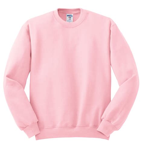 plain pink sweatshirt