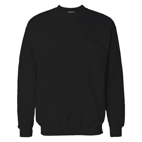 plain sweatshirt black