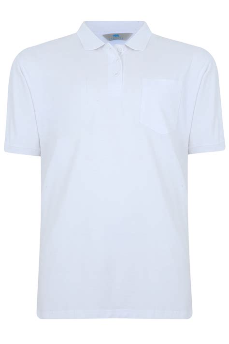 plain white polo shirt