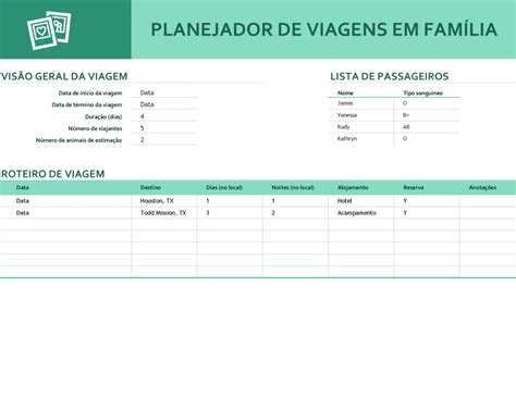 planejador de viagem