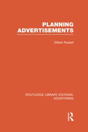 planning advertisements routledge library editions Epub