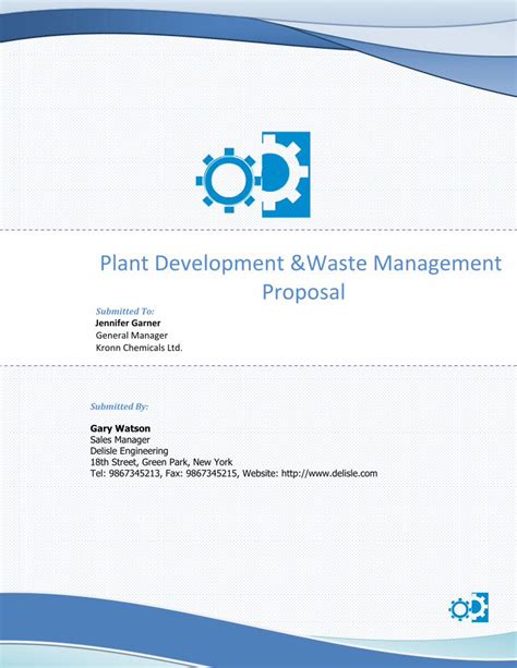 plant development waste management proposal Doc