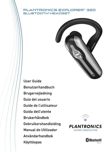 plantronics 320 user guide PDF