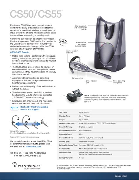 plantronics cs50 headset manual Epub