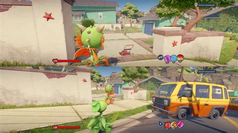 plants vs zombies battle for neighborville split screen