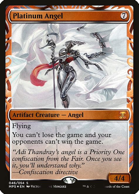 platinum angel magic card