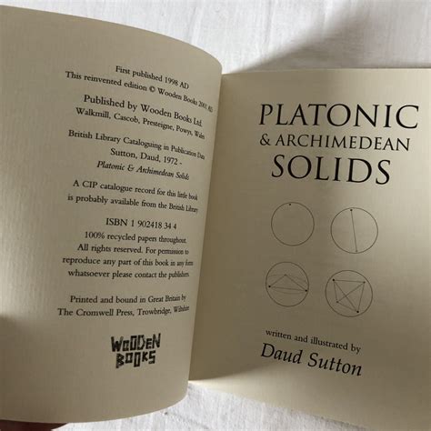 platonic and archimedean solids wooden books Epub