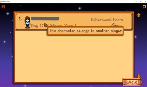 player belongs to other character fix stardew