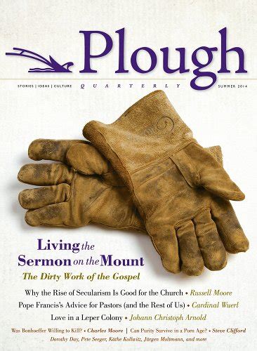 plough quarterly no 1 living the sermon on the mount Reader