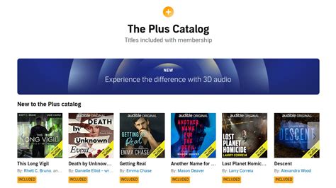 Plus Catalog Audible