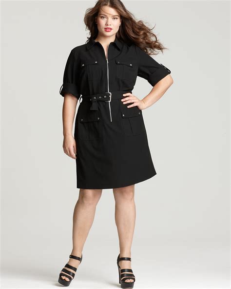 plus shirt dress