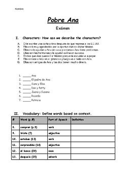 pobre ana chapter test Doc