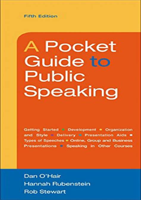 pocket guide to public speaking pdf Reader