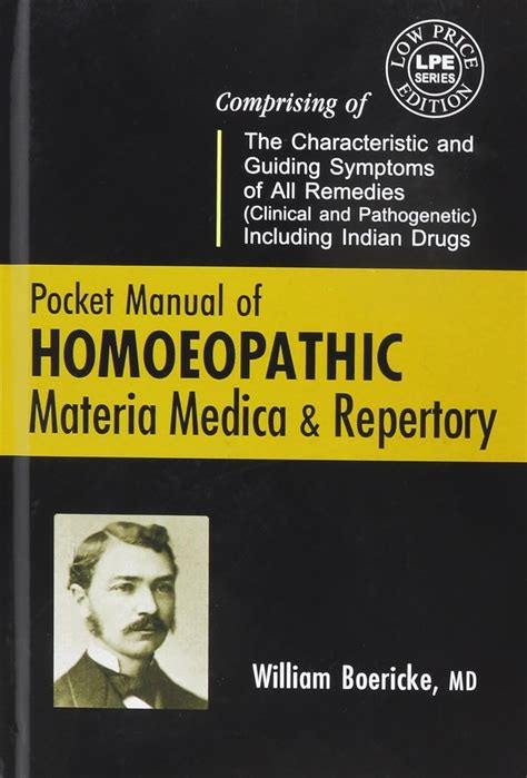 pocket manual of homeopathic materia medica and repertory and a chapter on rare and uncommon remedies PDF