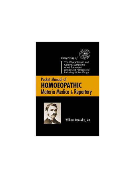 pocket manual of homoeopathic materia medica repertory pocket manual of homoeopathic materia medica repertory PDF