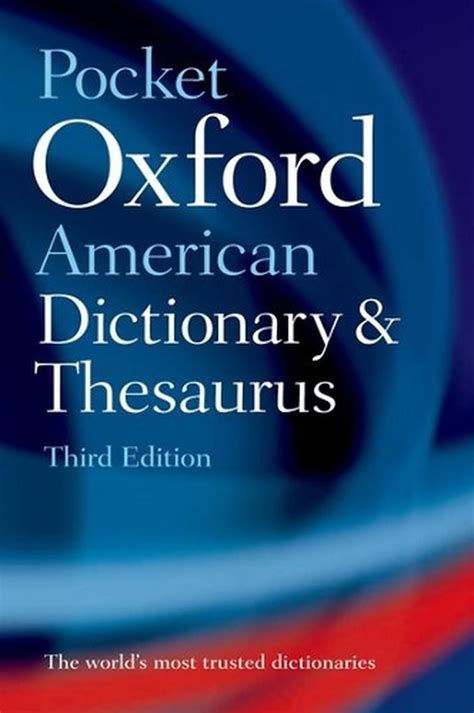 pocket oxford american dictionary and thesaurus Epub