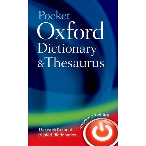 pocket oxford dictionary and thesaurus Epub