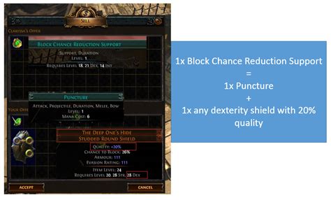 poe why is my block chance capped at 30