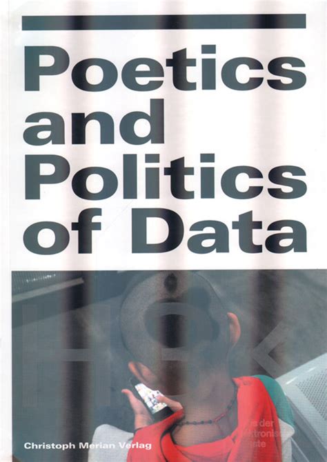 poetics politics data ambivalenz datengesellschaft Kindle Editon