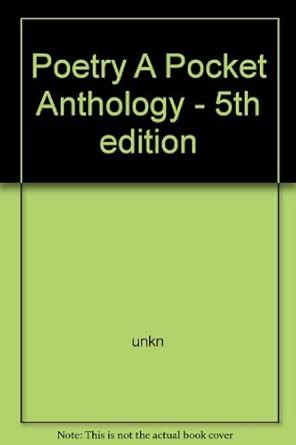 poetry a pocket anthology 5th edition Doc