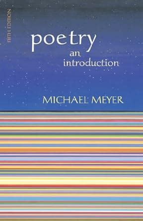 poetry an introduction by michael meyer Epub