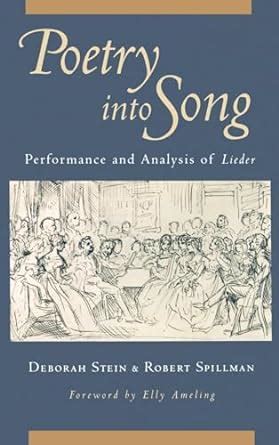 poetry into song performance and analysis of lieder Kindle Editon