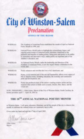 poetry proclamations and promises it Reader