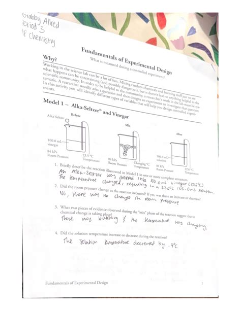 pogil chemistry answer key fundamentals of experimental design Kindle Editon