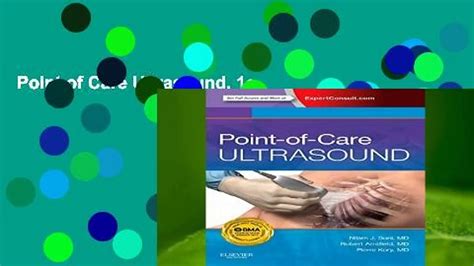 point of care ultrasound 1e Reader