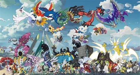 pokemon all legendary and mythical pokemon