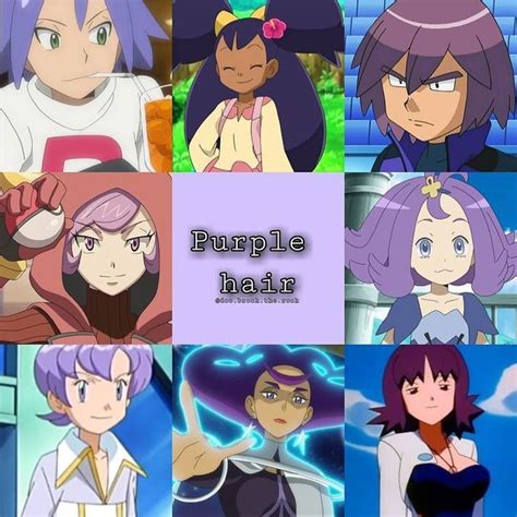 pokemon purple hair