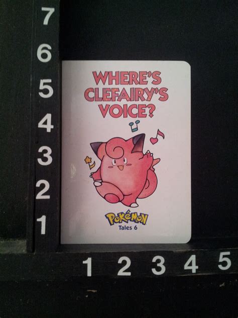 pokemon tales volume 6 wheres clefairys voice? Reader