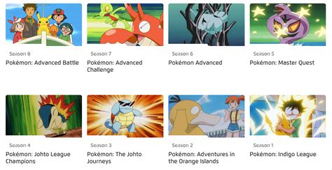 pokemon tv episode list