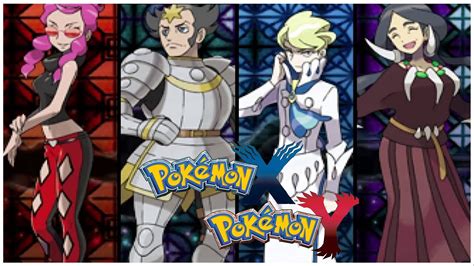 pokemon x elite 4