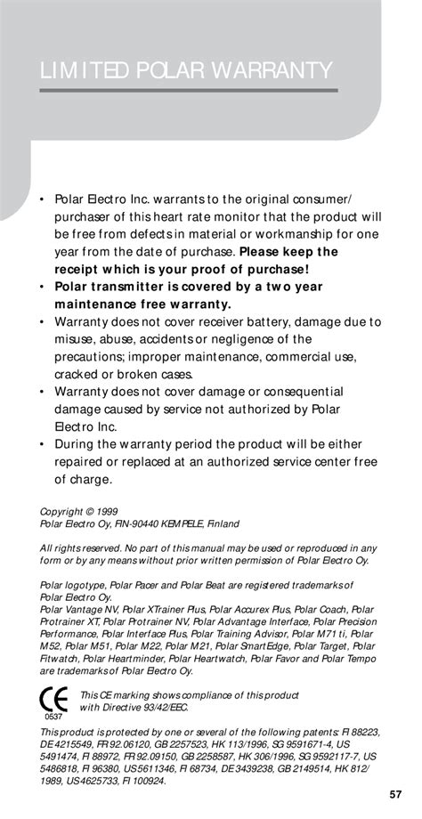 polar m22 user guide Reader