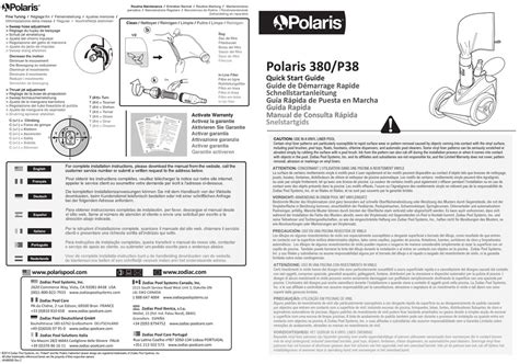 polaris 380 user manual Reader