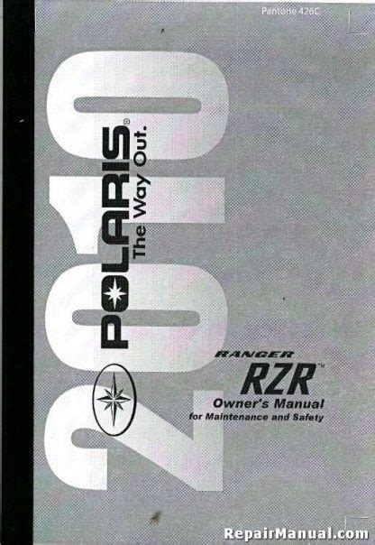 polaris ranger 800efi operating manual PDF